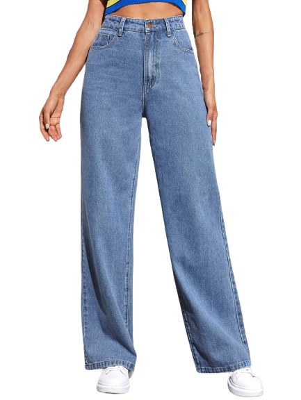 High Rise Baggy Jeans