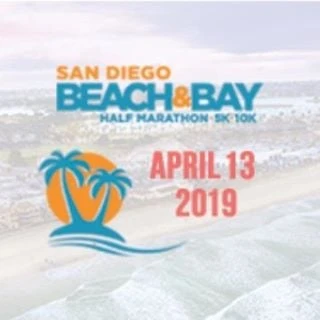 San Diego Beach and Bay Half logo