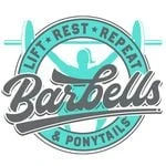 Barbells And  Ponytails logo