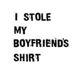 I Stole My Boyfriend's Shirt logo